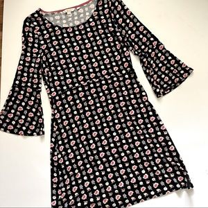 Boden Miriam Jersey Blell Long Sleeve Dress size 8